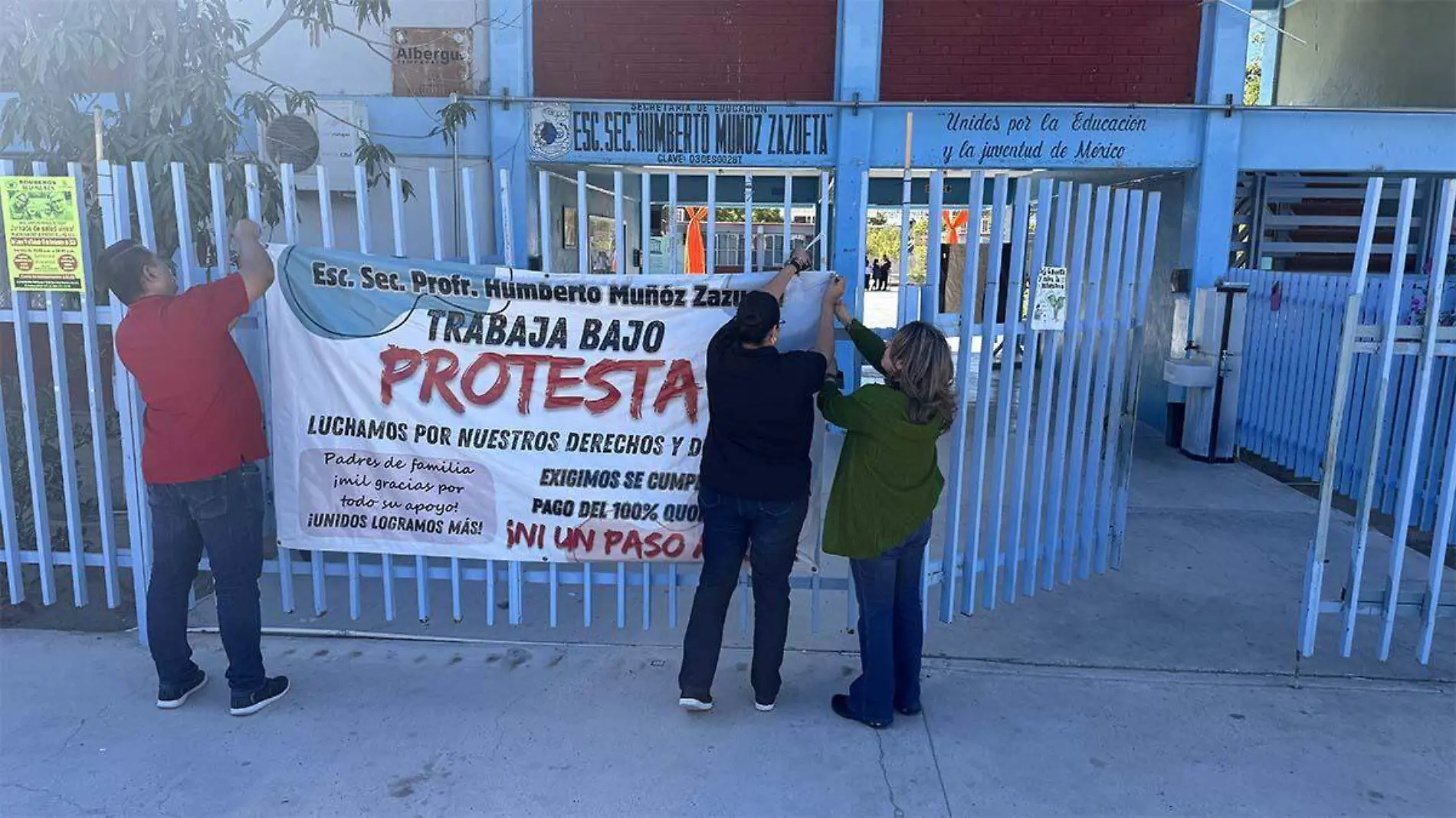 trabajo bajo protesta Sec Zazueta